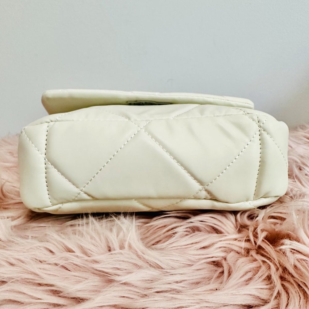 BADGLEY MISCHKA FAUX LEATHER QUILTED STUDDED CROSSBODY SHOULDER BAG - Picture 8 of 12